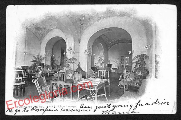 ag9675 - CARTOLINE D'EPOCA - Napoli Città -Parker's Hotel