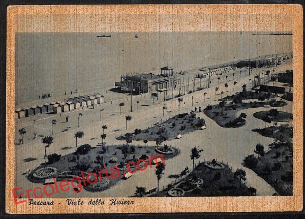 ah7253 - CARTOLINA  D'EPOCA - Pescara Città - Viale della Riviera