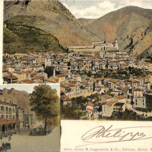 ab4823 -  CARTOLINA  D'EPOCA -  Cuneo Provincia -  TENDA 1905