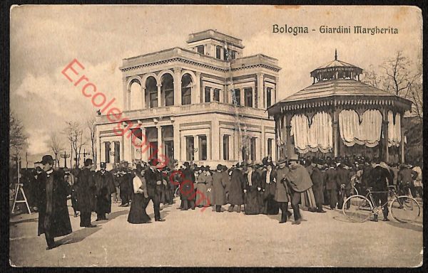 ae2390 - CARTOLINA  D'EPOCA - Bologna Città - Giardini Margherita