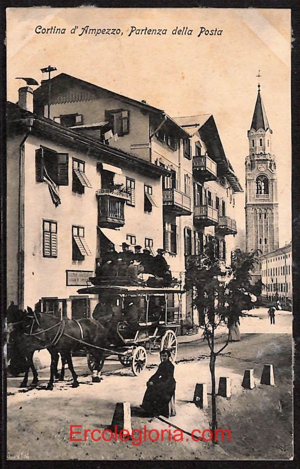 ae1160 - CARTOLINA  D'EPOCA - Belluno Provincia - Cortina d' Ampezzo