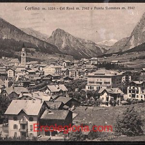 ae1168 - CARTOLINA  D'EPOCA - Belluno Provincia - Cortina d' Ampezzo