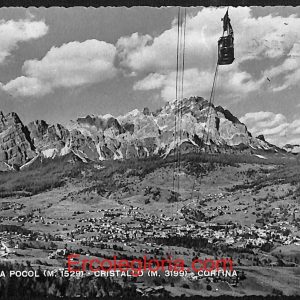 ae1170 - CARTOLINA  D'EPOCA - Belluno Provincia - Cortina d' Ampezzo  1951