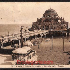 ad8488 - CARTOLINA D'EPOCA - Roma Provincia - Ostia  1928