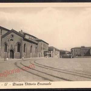 ae6095 - CARTOLINA D'EPOCA - Ferrara Città - Piazza Vittorio Emanuele
