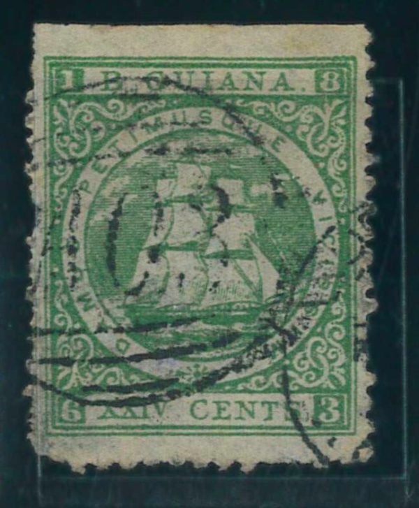 P3273 C - BRITISH GUYANA ,  SG 114 FINE USED