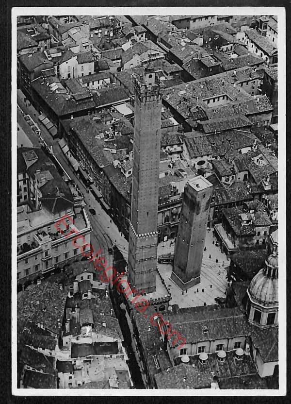 ae2401 - CARTOLINA  D'EPOCA - Bologna Città - Torri degli Asinelli
