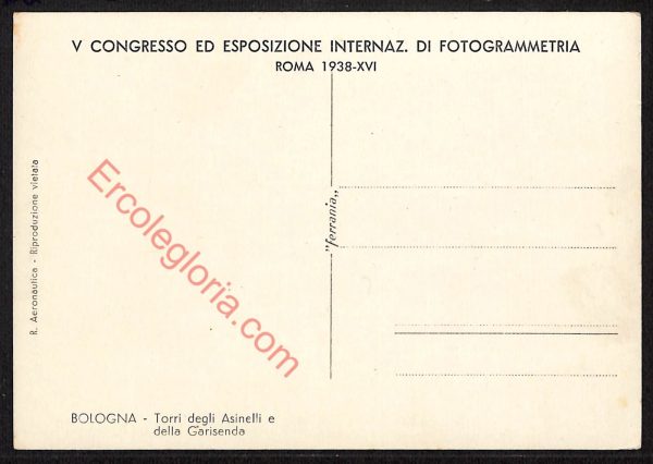 ae2401 - CARTOLINA  D'EPOCA - Bologna Città - Torri degli Asinelli - immagine 2