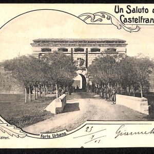 ad0457 - CARTOLINA  D'EPOCA - Modena Provincia - Castelfranco Emilia  1901