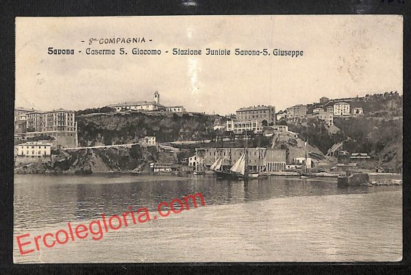 ai4940 - CARTOLINA D'EPOCA - Savona Città - Caserma San Giacomo