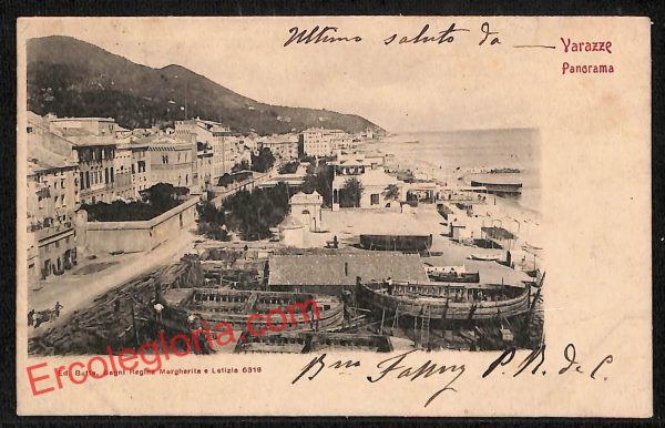 ai5205 - CARTOLINA D'EPOCA - Savona Provincia - Varazze