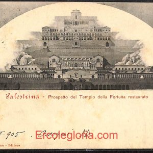 ad8501 - CARTOLINA D'EPOCA - Roma Provincia - Palestrina  1905