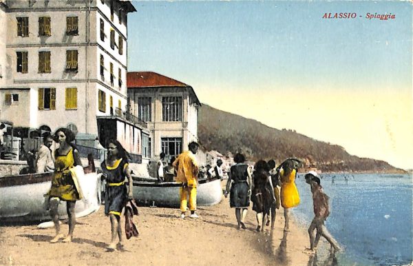 ab7271 -  CARTOLINA  D'EPOCA - Savona Provincia - ALASSIO