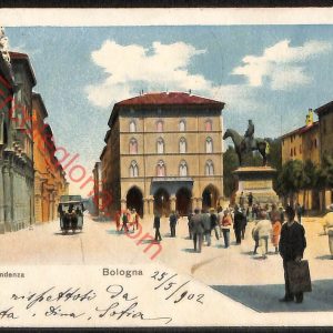 ae2413 - CARTOLINA  D'EPOCA - Bologna Città - Via Indipendenza