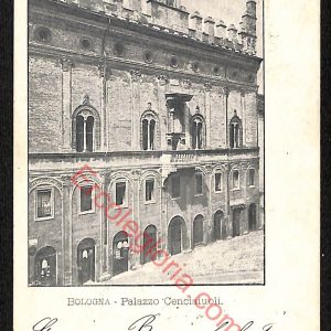 ae2416 - CARTOLINA  D'EPOCA - Bologna Città - Palazzo Cenciaiuoli