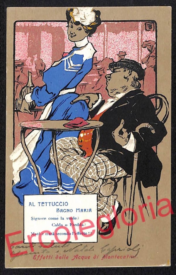 ag6681 - CARTOLINA D'EPOCA - Lucca Provincia - Montecatini