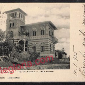 ag6683 - CARTOLINA D'EPOCA - Lucca Provincia - Montecatini