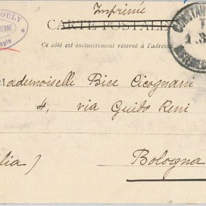 51017 - Austrian Levant TURKEY - POSTAL HISTORY: Constantinople to ITALY 1902