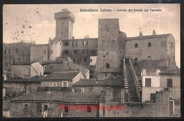 ad8518 - CARTOLINA D'EPOCA - Roma Provincia - Palombara Sabina  1914