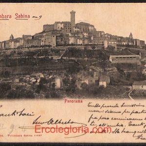 ad8519 - CARTOLINA D'EPOCA - Roma Provincia - Palombara Sabina  1904