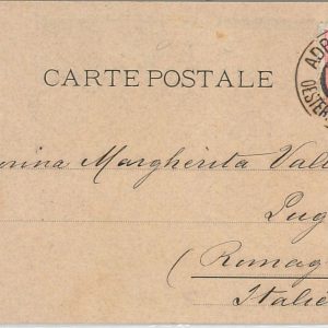 51021 - Austrian Levant TURKEY - POSTAL HISTORY - POSTCARD from ADRIANOPEL 1901