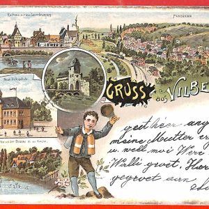 aa7782 - Ansichtskarten  POSTCARD: GERMANY Deutschland -  Bad Vilbel 1899 GRUSS
