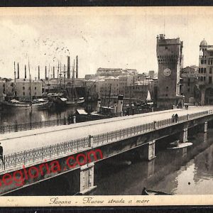 ai4942 - CARTOLINA D'EPOCA - Savona Città - Nuova Strada e Mare