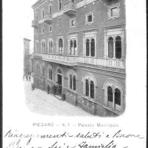 ac3265 - CARTOLINA  D'EPOCA - Perugia Provincia - PIEGARO  1903