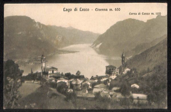 ab6587 -  CARTOLINA  D'EPOCA - Lecco Provincia - CIVENNA