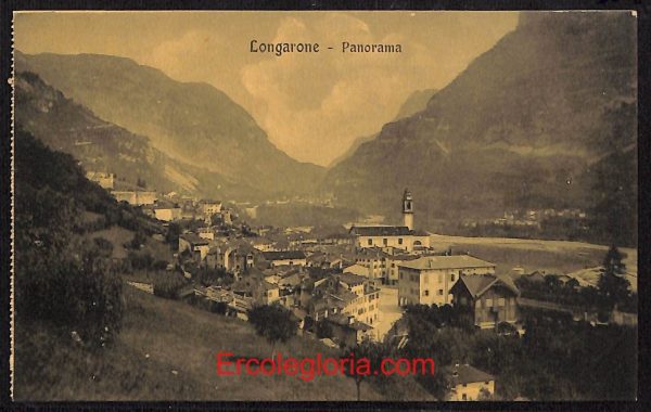 ae1208 - CARTOLINA  D'EPOCA - Belluno Provincia - Longarone