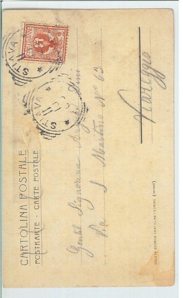 04930  CARTOLINA d'Epoca:  LUCCA - STIAVA VIAREGGIO - immagine 2