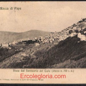 ad8532 - CARTOLINA D'EPOCA - Roma Provincia - Rocca di Papa  1906