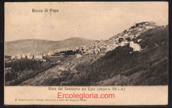 ad8532 - CARTOLINA D'EPOCA - Roma Provincia - Rocca di Papa  1906