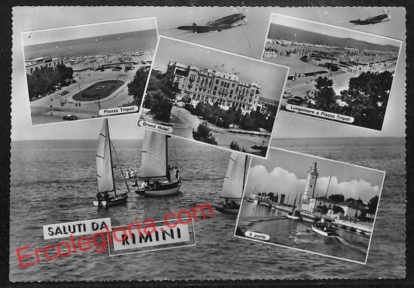 ai0834 - CARTOLINA D'EPOCA - Rimini Città - Panorama