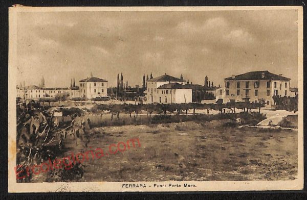 ae6105 - CARTOLINA D'EPOCA - Ferrara Città - Fuori Porta Mare  1920