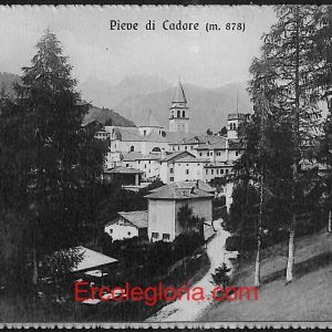 ae1224 - CARTOLINA  D'EPOCA - Belluno Provincia - Pieve di Cadore