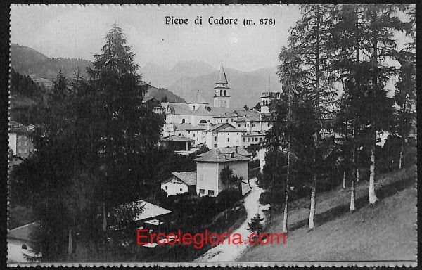 ae1224 - CARTOLINA  D'EPOCA - Belluno Provincia - Pieve di Cadore