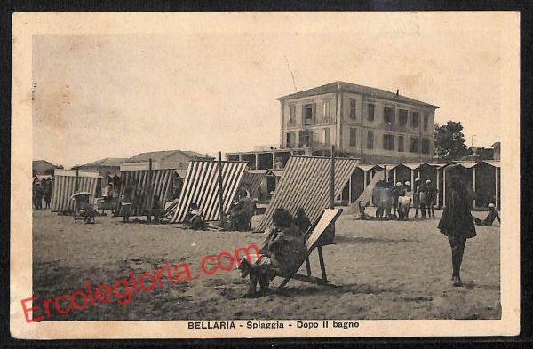 ai0852 - CARTOLINA D'EPOCA - Rimini Provincia - Bellaria