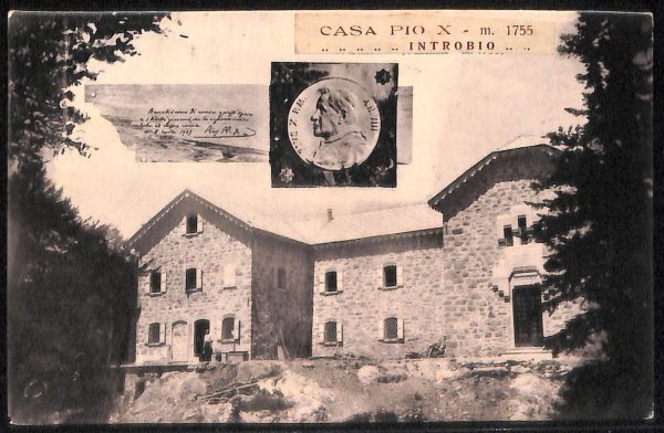 ab6589 -  CARTOLINA  D'EPOCA - Lecco Provincia - INTROBIO 1916