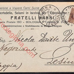 ae2448 - CARTOLINA  D'EPOCA - Bologna Città - Fratelli Nanni  1925