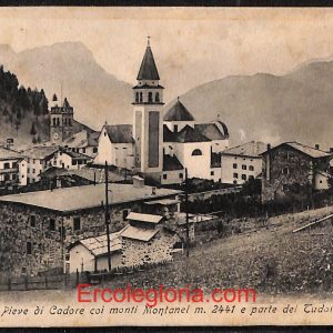 ae1233 - CARTOLINA  D'EPOCA - Belluno Provincia - Pieve di Cadore
