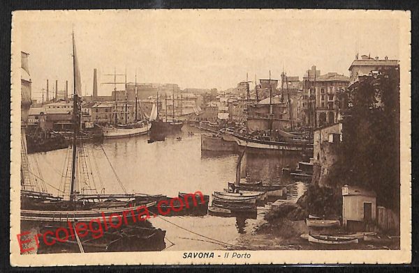 ai4944 - CARTOLINA D'EPOCA - Savona Città - Il Porto