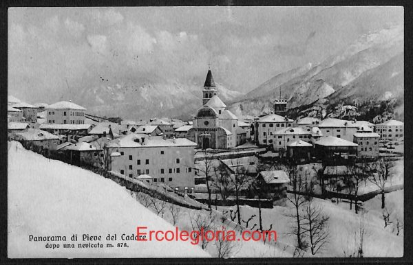 ae1237 - CARTOLINA  D'EPOCA - Belluno Provincia - Pieve di Cadore  1911