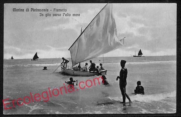 ag6709 - CARTOLINA D'EPOCA - Lucca Provincia - Pietrasanta