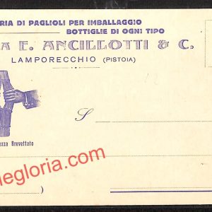 ah8256 - STORIA POSTALE - Pistoia Provincia - Lamporecchio