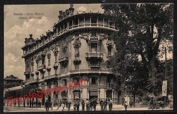 ai4945 - CARTOLINA D'EPOCA - Savona Città - Corso Mazzini