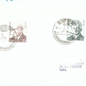 72099 - GERMANY DDR - POSTAL HISTORY -  CARD sent as SHIP MAIL 1974