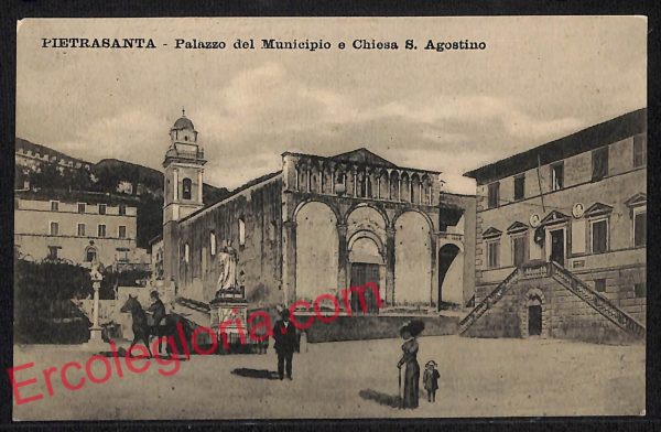 ag6732 - CARTOLINA D'EPOCA - Lucca Provincia - Pietrasanta