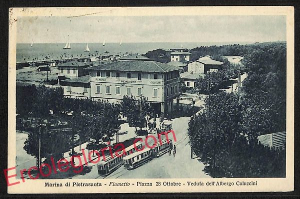 ag6741 - CARTOLINA D'EPOCA - Lucca Provincia - Pietrasanta