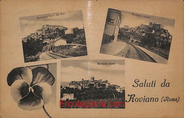 ad8568 - CARTOLINA D'EPOCA - Roma Provincia - Roviano   1925